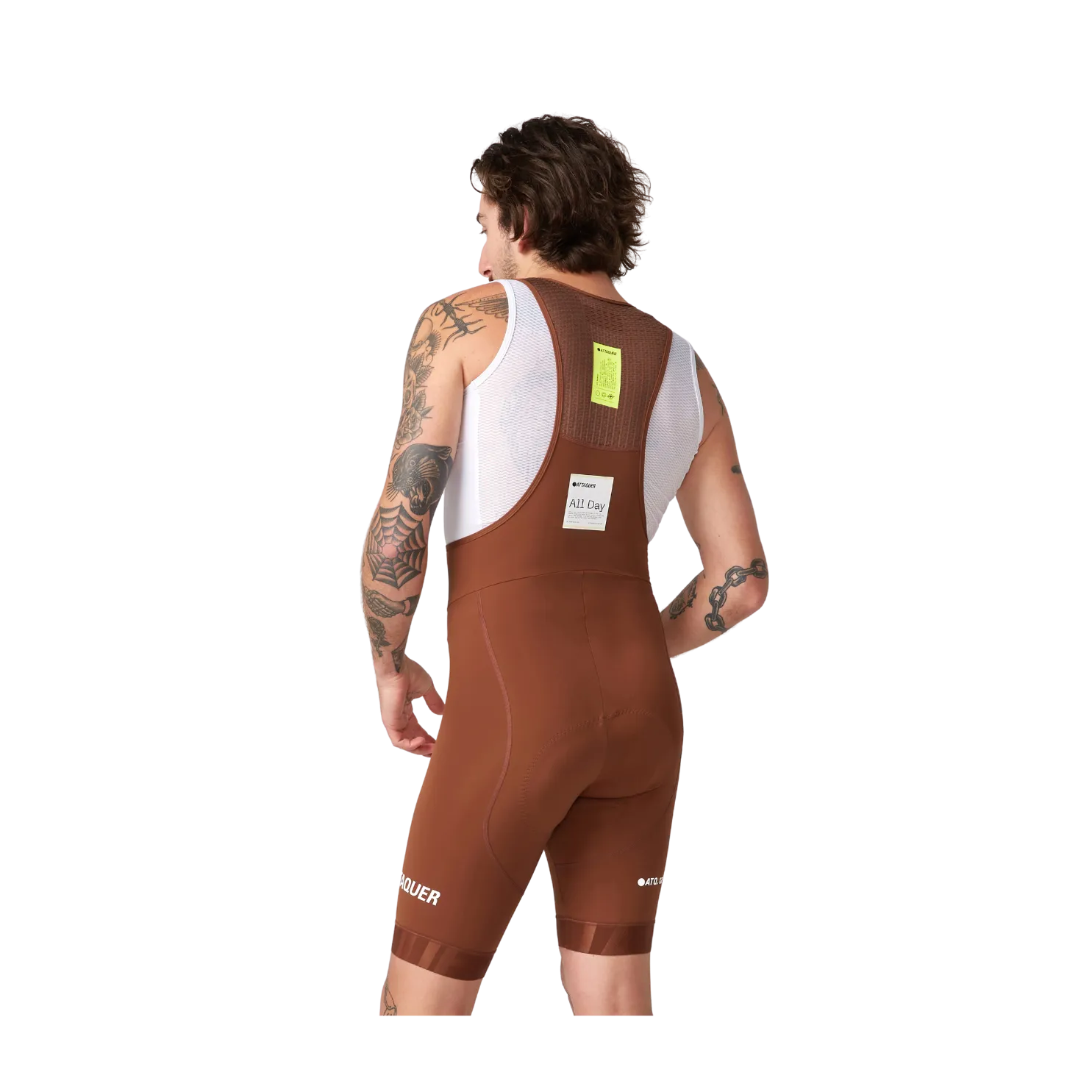 Attaquer All Day Bib Short - Burnt Orange