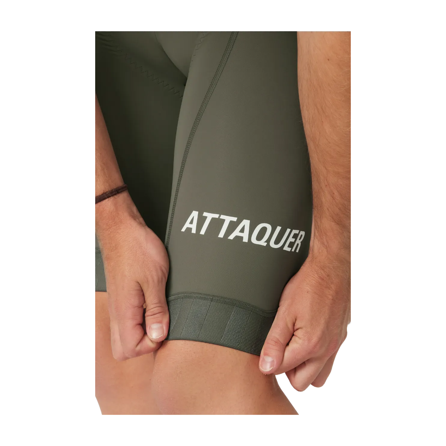 Attaquer All Day Bib Short - Grey Smoke