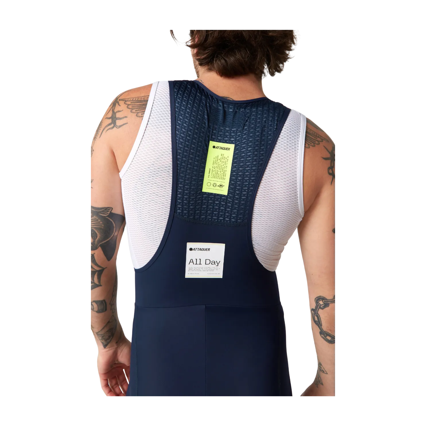Attaquer All Day Bib Short - Navy