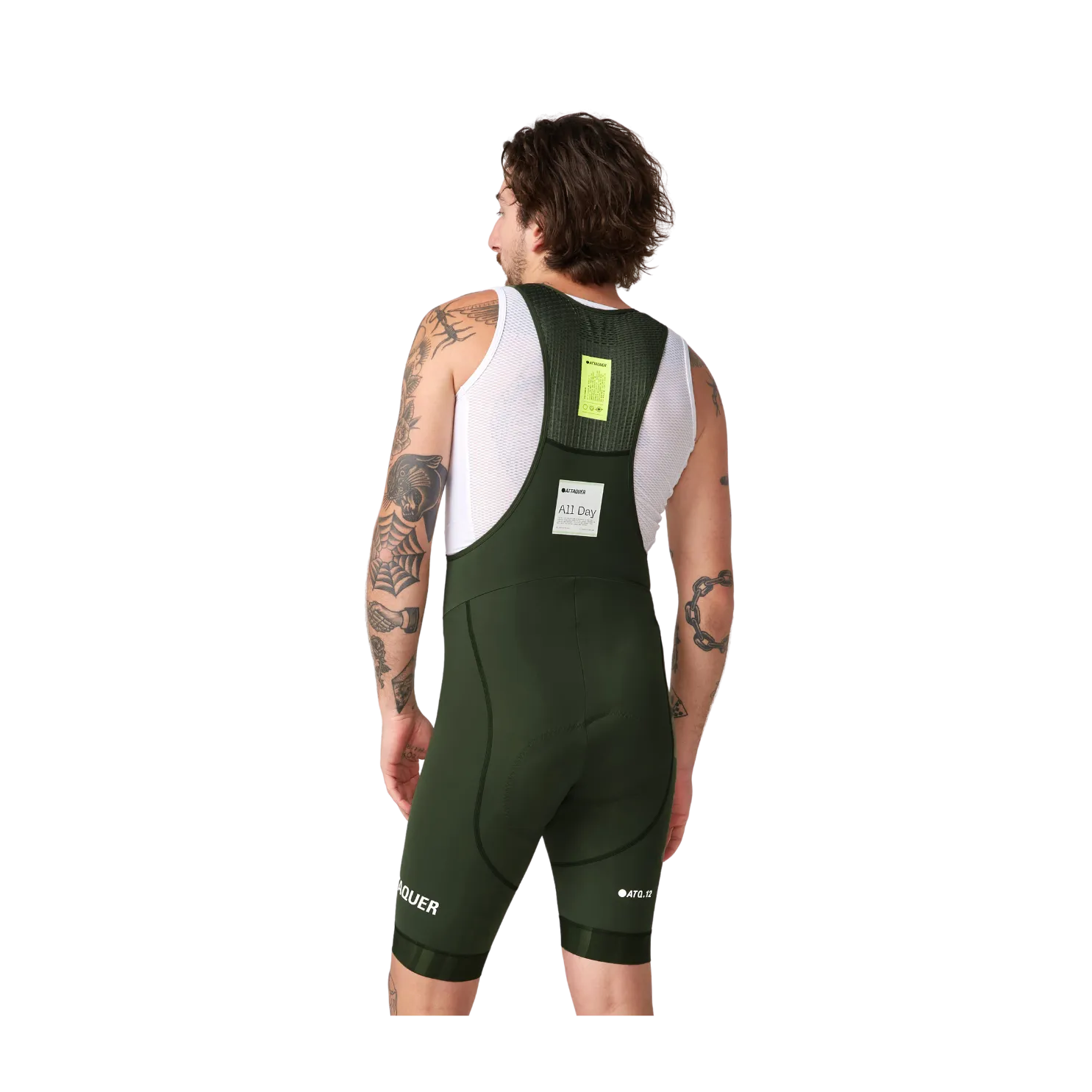 Attaquer All Day Bib Short - Pine