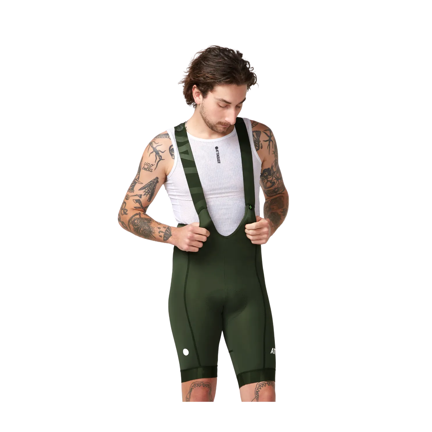 Attaquer All Day Bib Short - Pine
