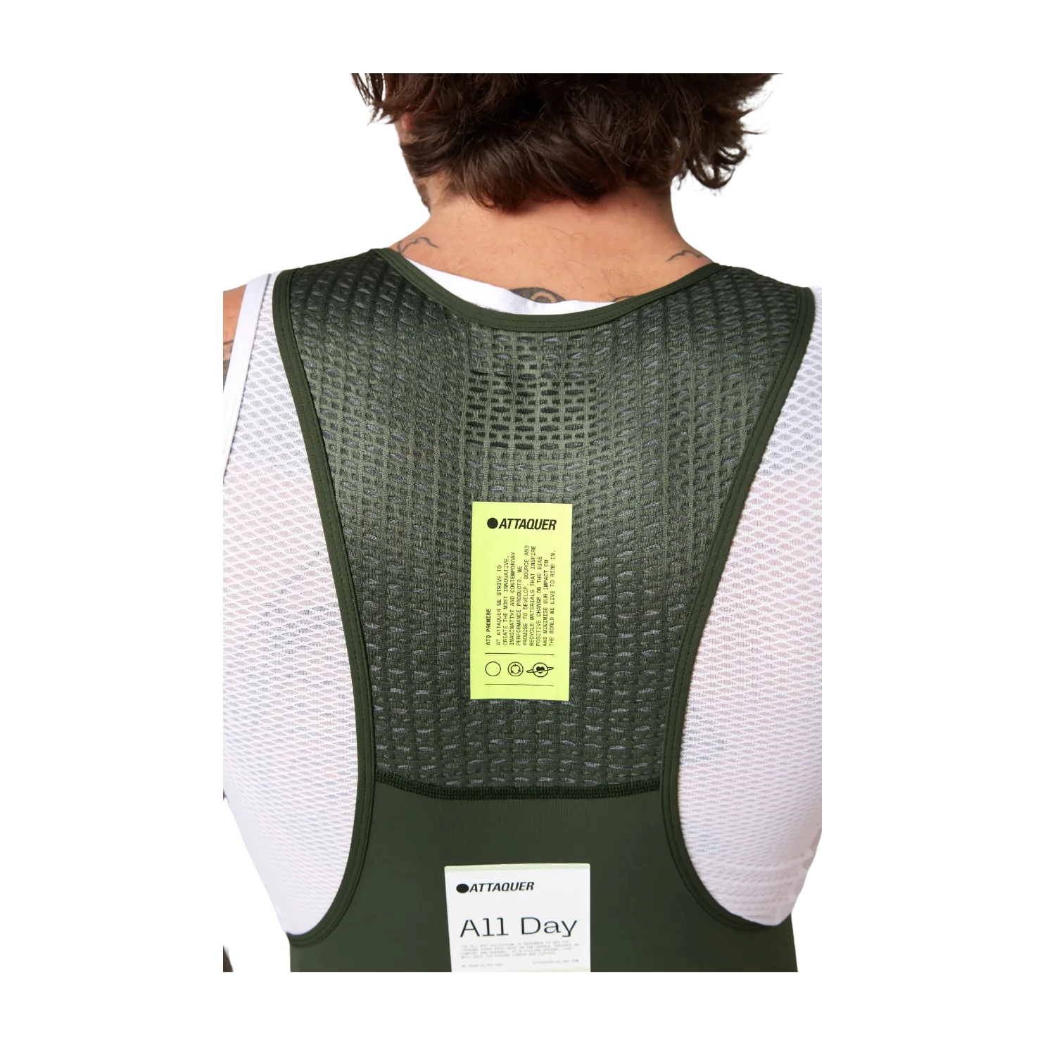 Attaquer All Day Bib Short - Pine