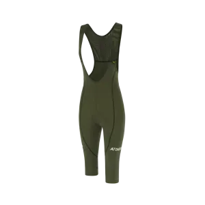 Attaquer Womens All Day 3/4 Bib - Pine/White Logo