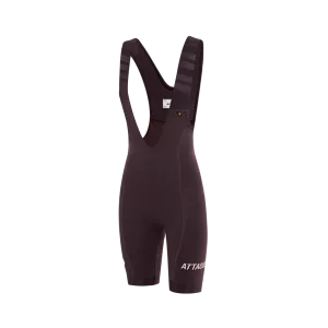 Attaquer Womens All Day Bib Short - Aubergine