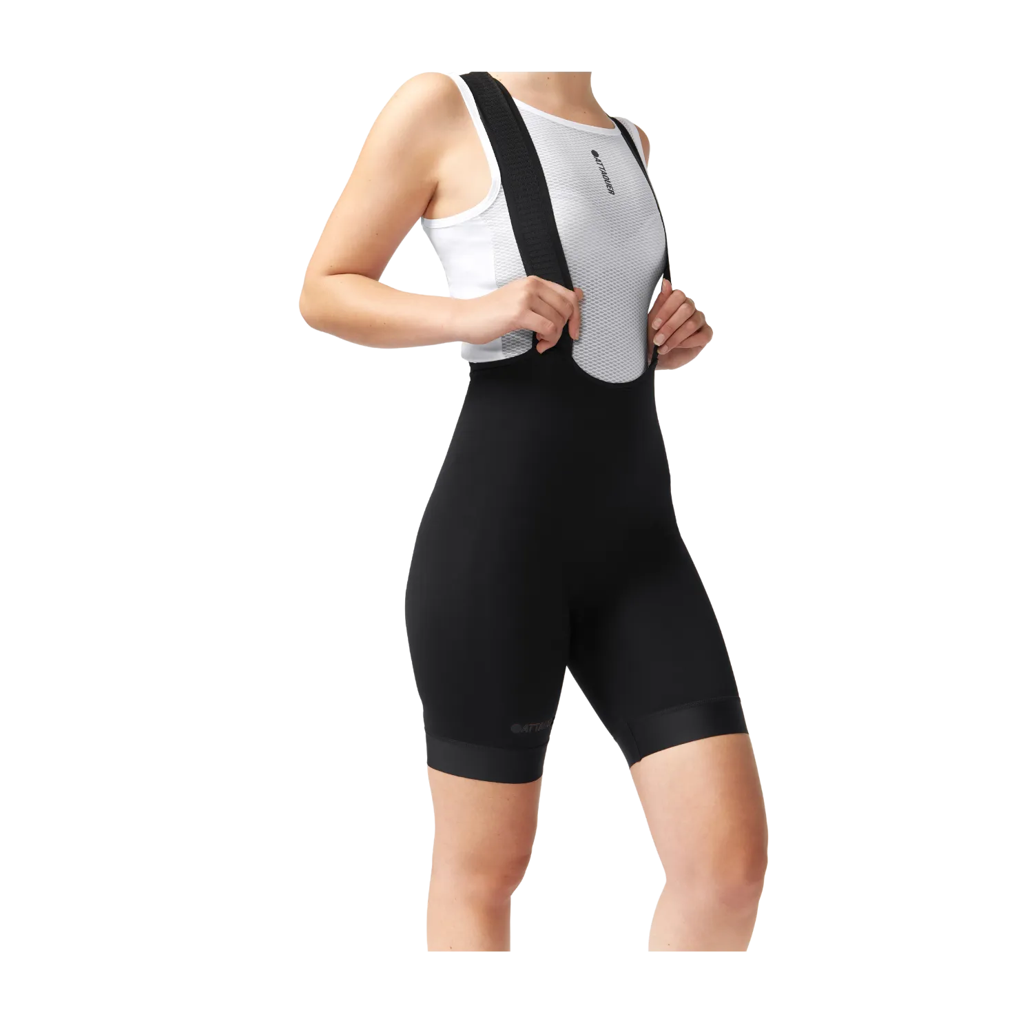 Attaquer Womens Race Bib Short - Black/Tonal