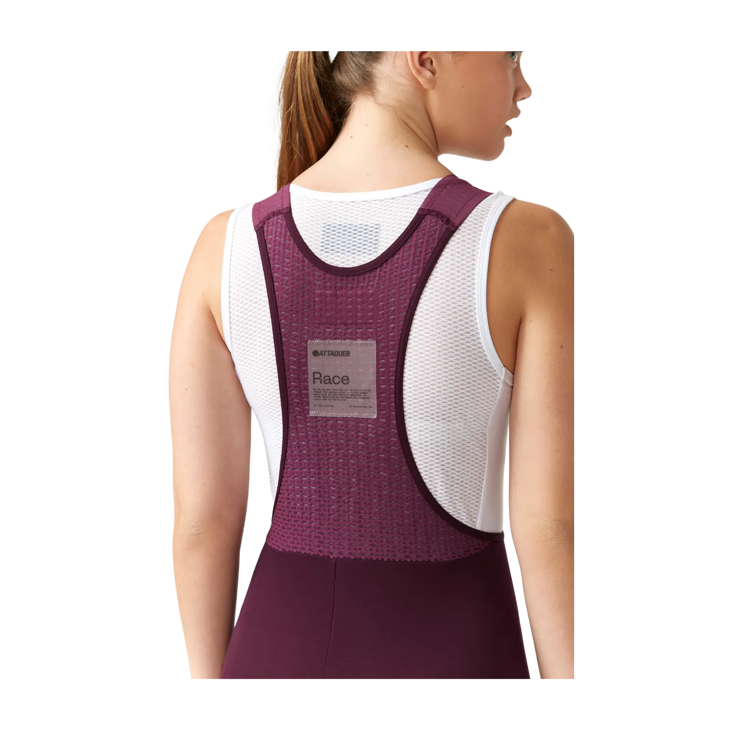 Attaquer Womens Race Bib Short - Burgundy