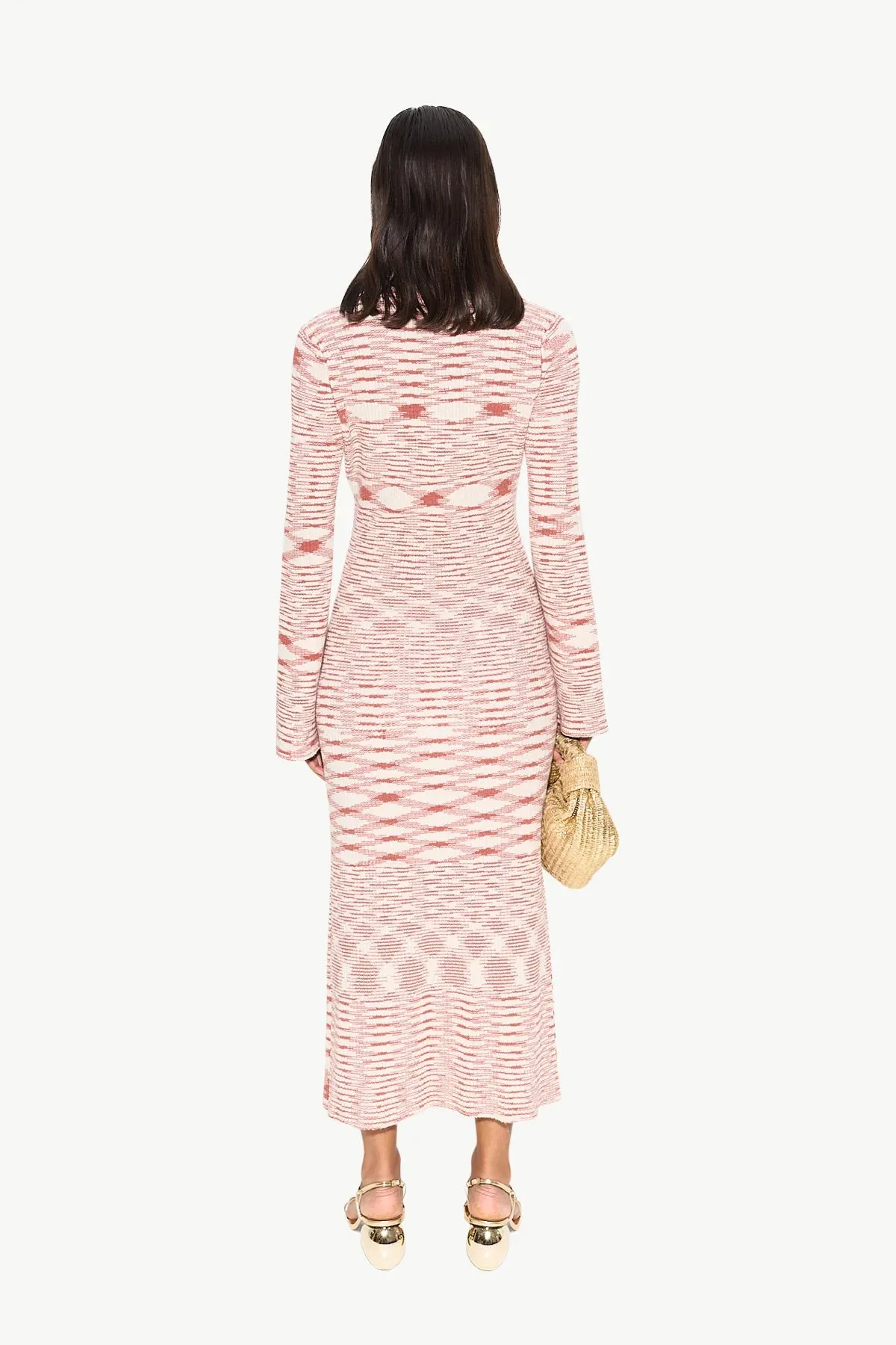 Axon Knit Dress Rust/Rice