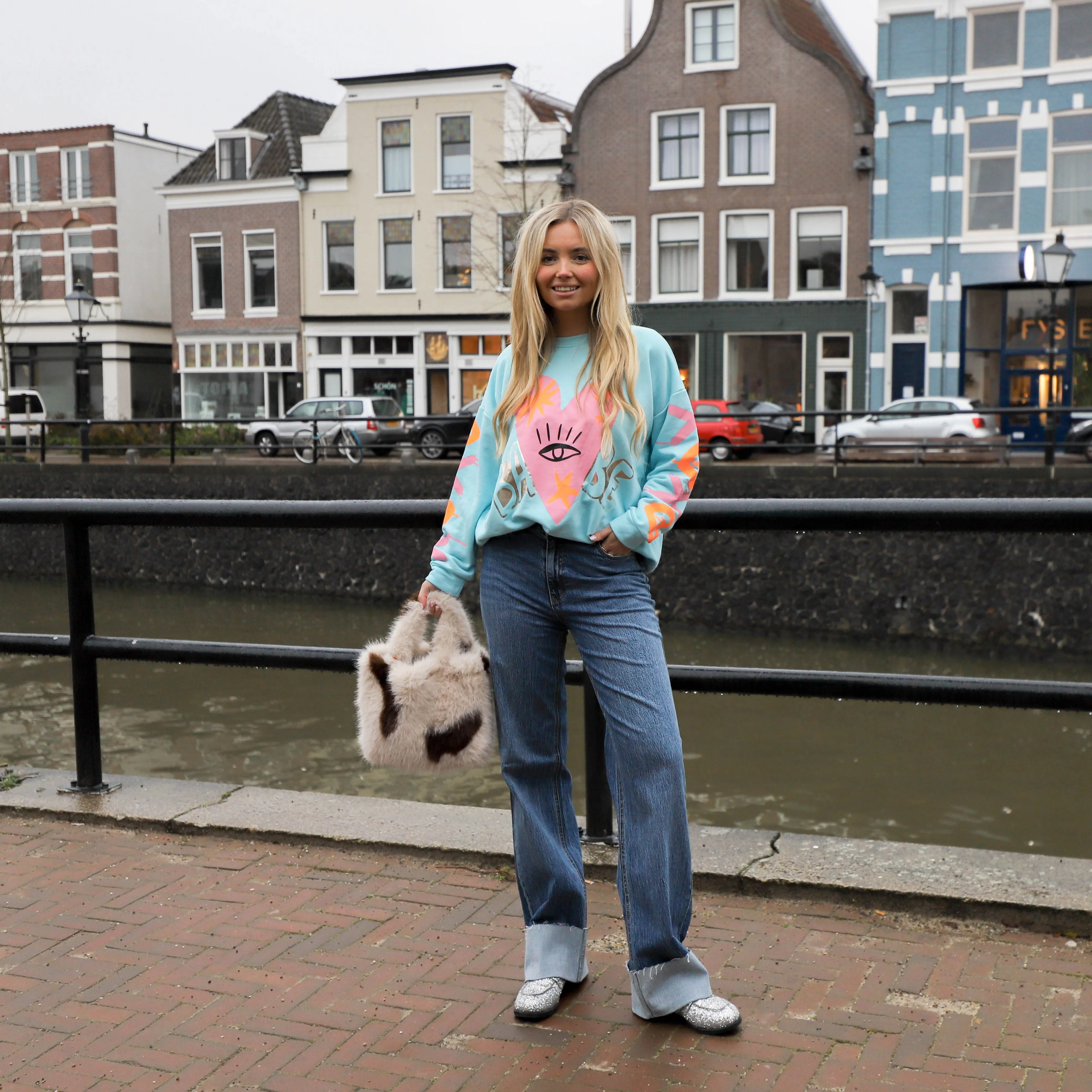 Babe sweater baby blauw