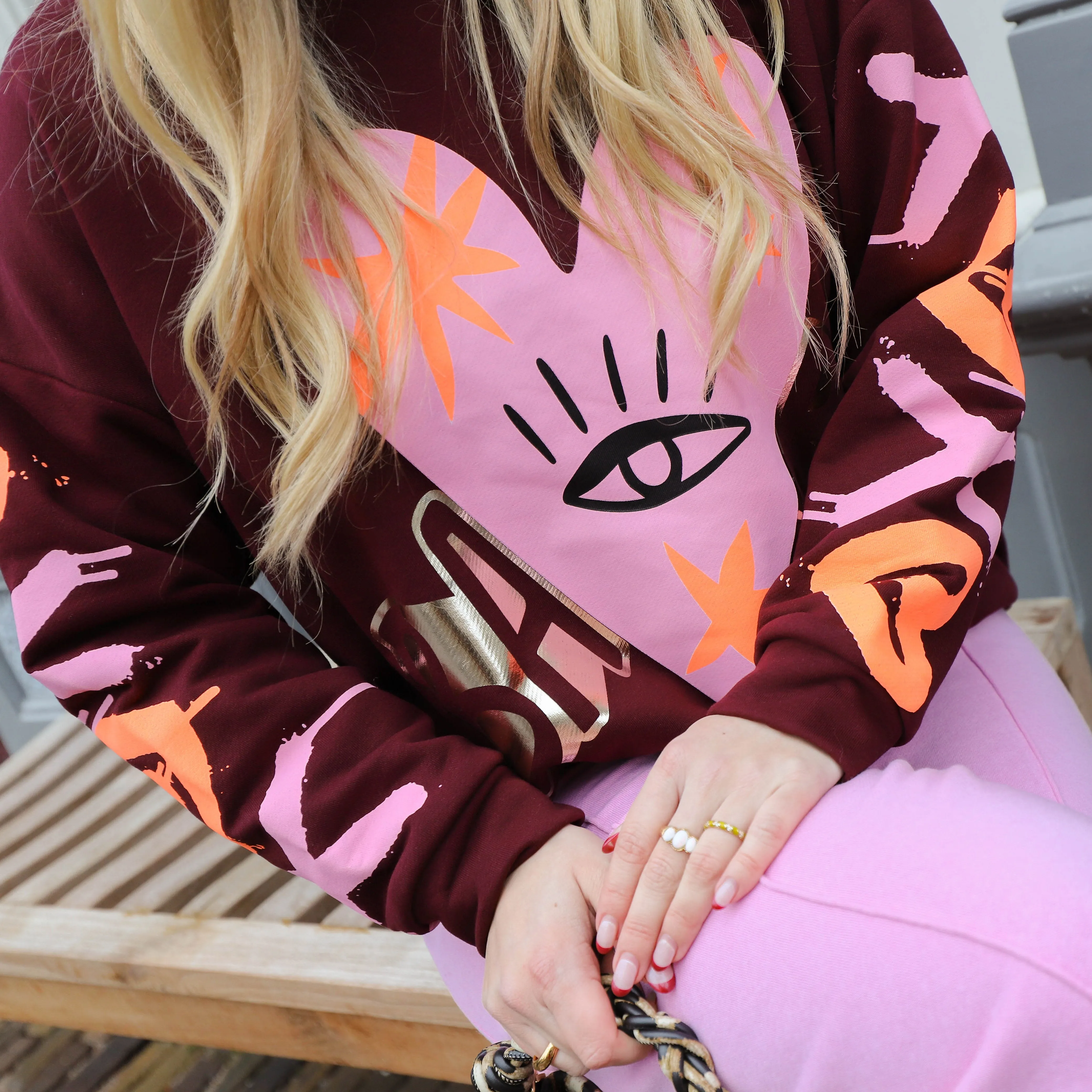 Babe sweater burgundy