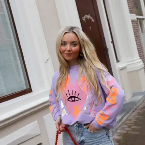 Babe sweater paars