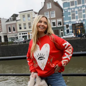 Babe sweater rood