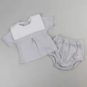 Baby Unisex Grey 100% Cotton Outfit