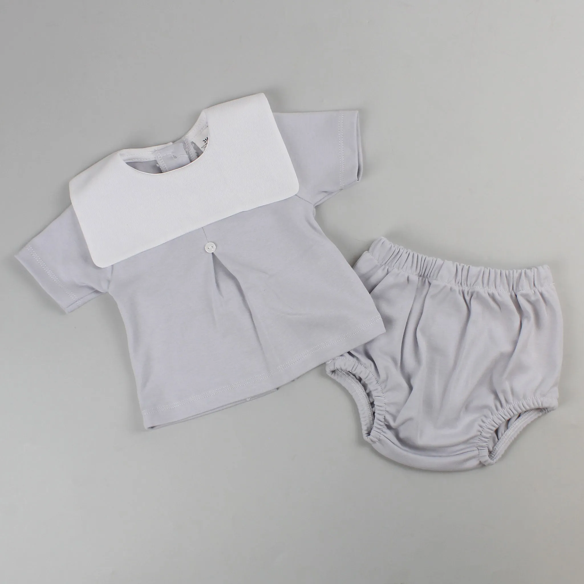 Baby Unisex Grey 100% Cotton Outfit