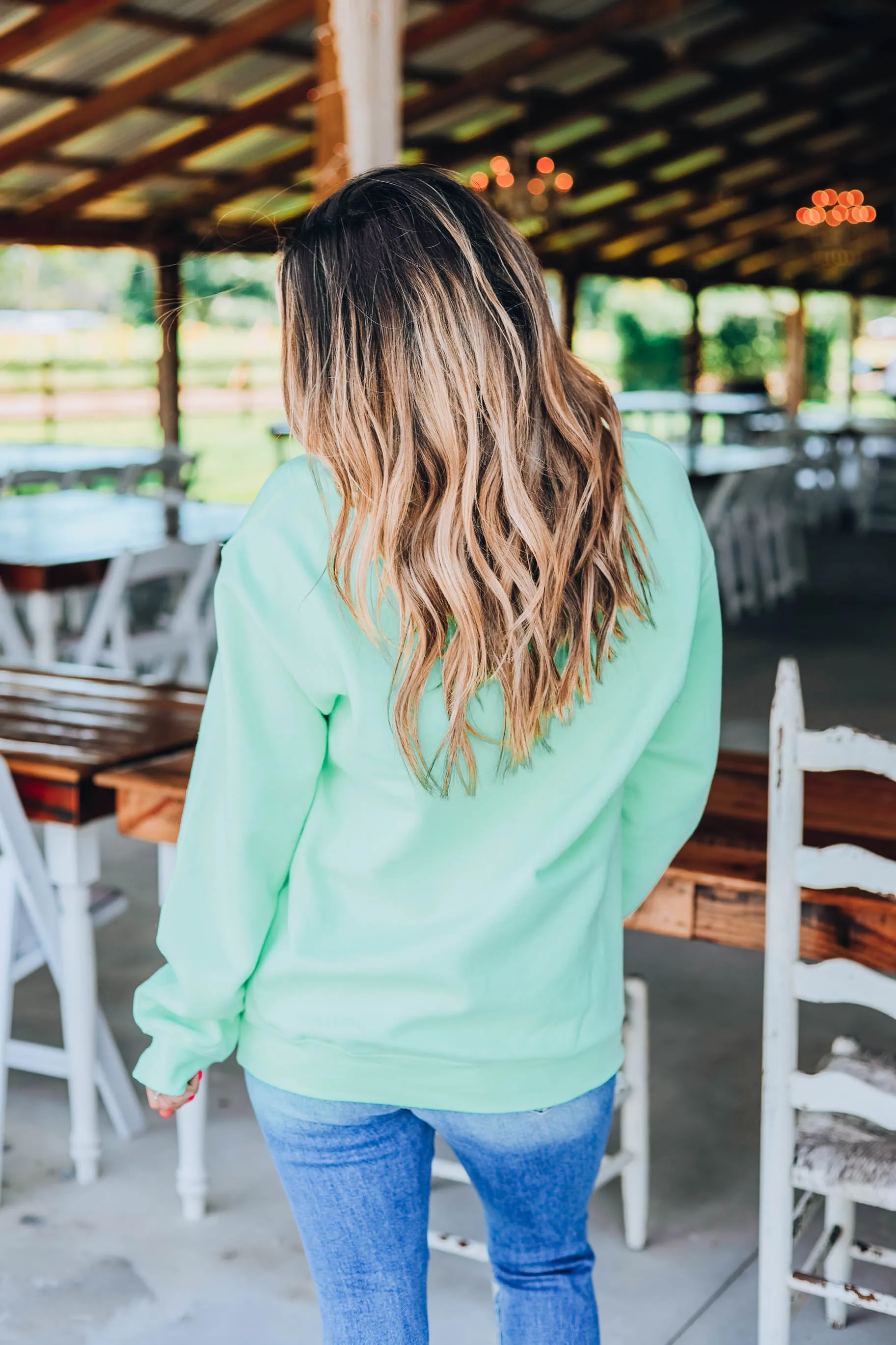 Bad Ass Babes Club Sweatshirt - Mint