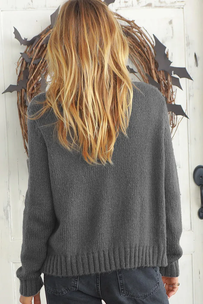 bad Witch Sweater - Gunmetal