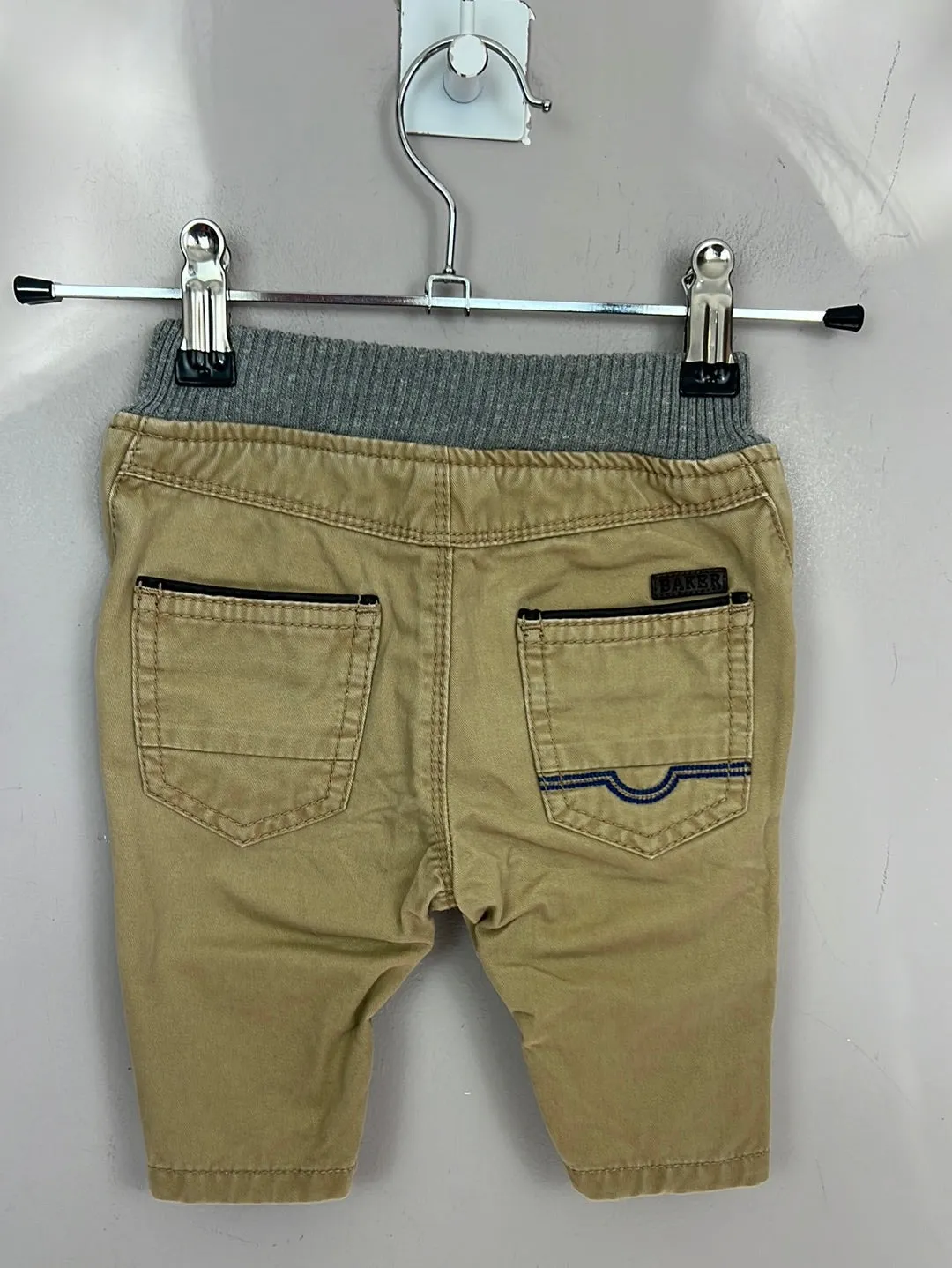 Baker camel pull on jogger jeans 0-3m