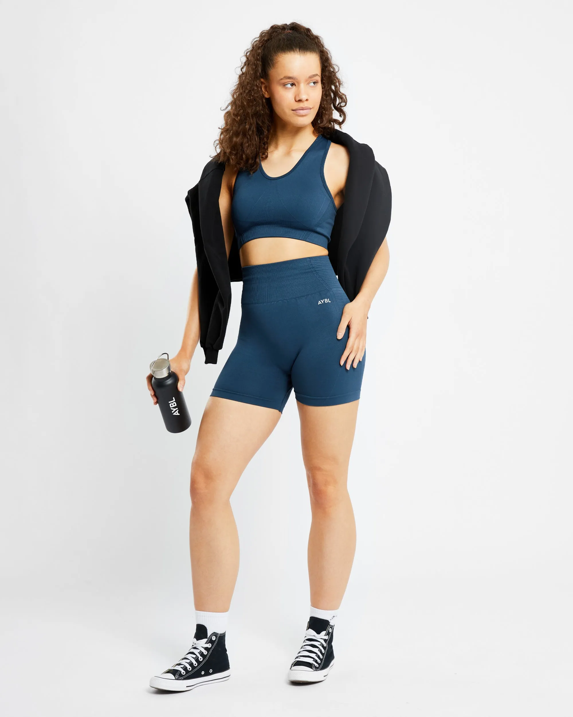 Balance V2 Seamless Shorts - Marine Blue