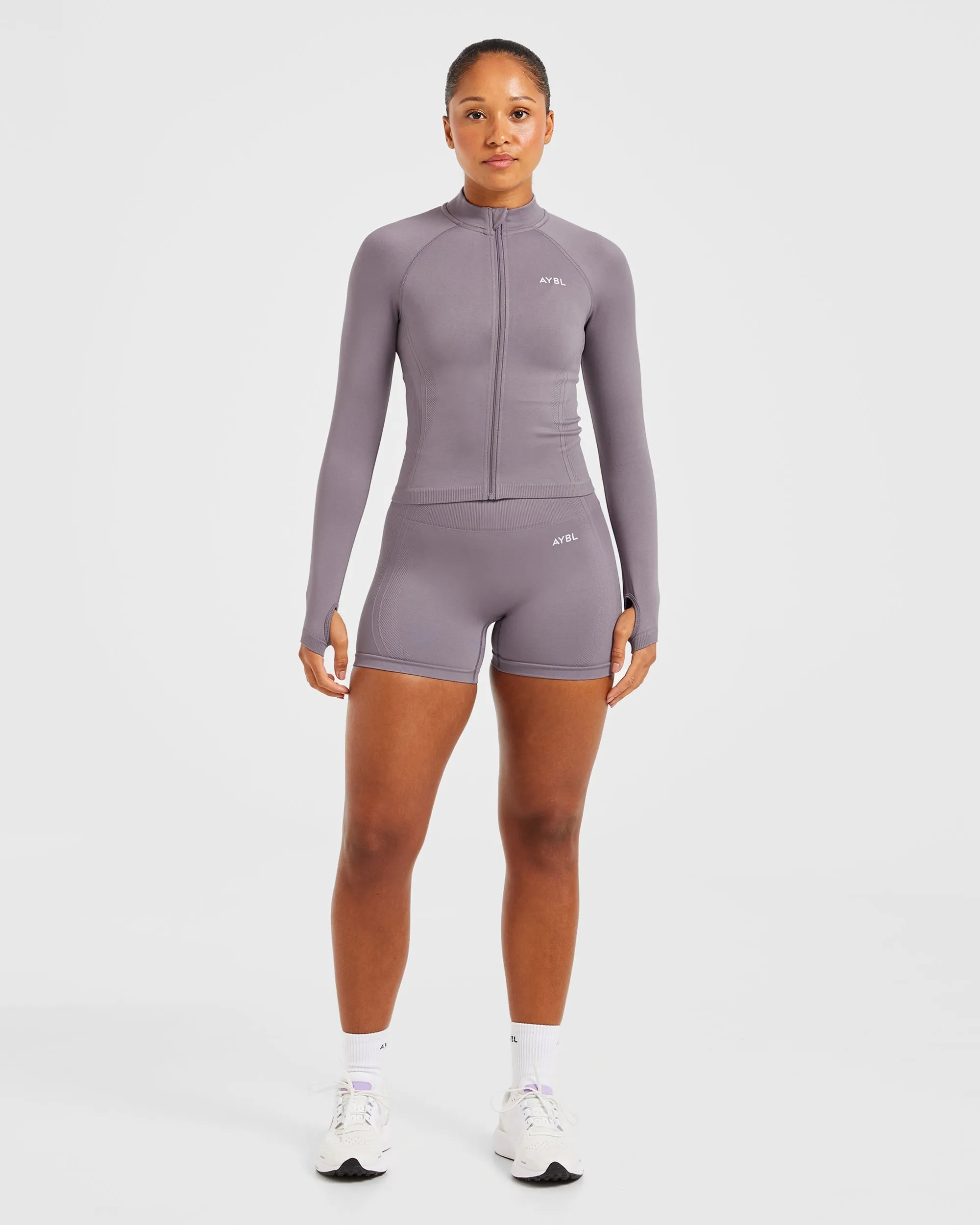 Balance V3 Seamless Zip Jacket - Mauve