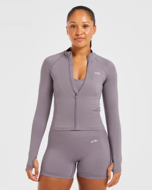 Balance V3 Seamless Zip Jacket - Mauve
