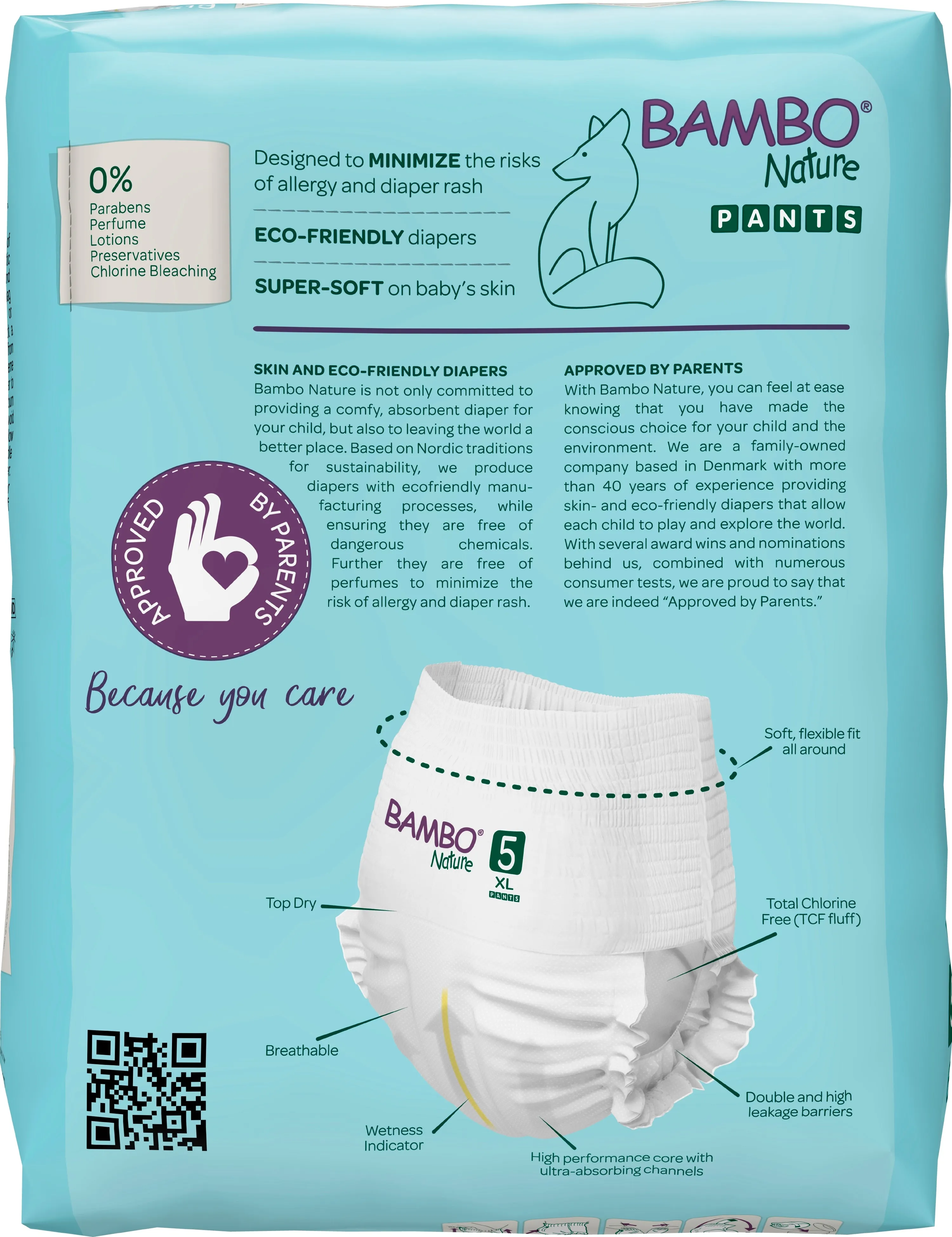 Bambo Nature Training Pants - Size 5 (11-17kg)