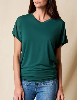 Bamboo Dolman Tunic - Teal