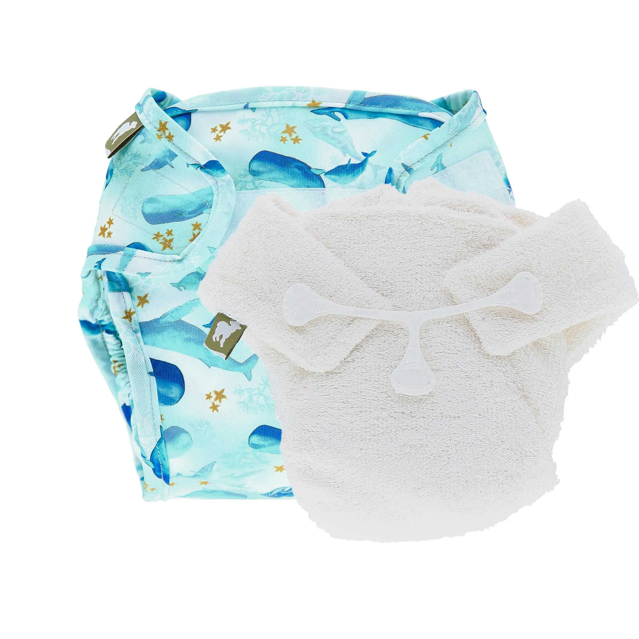 Bamboo (No Velcro) Nappy and Wrap Trial Bundle