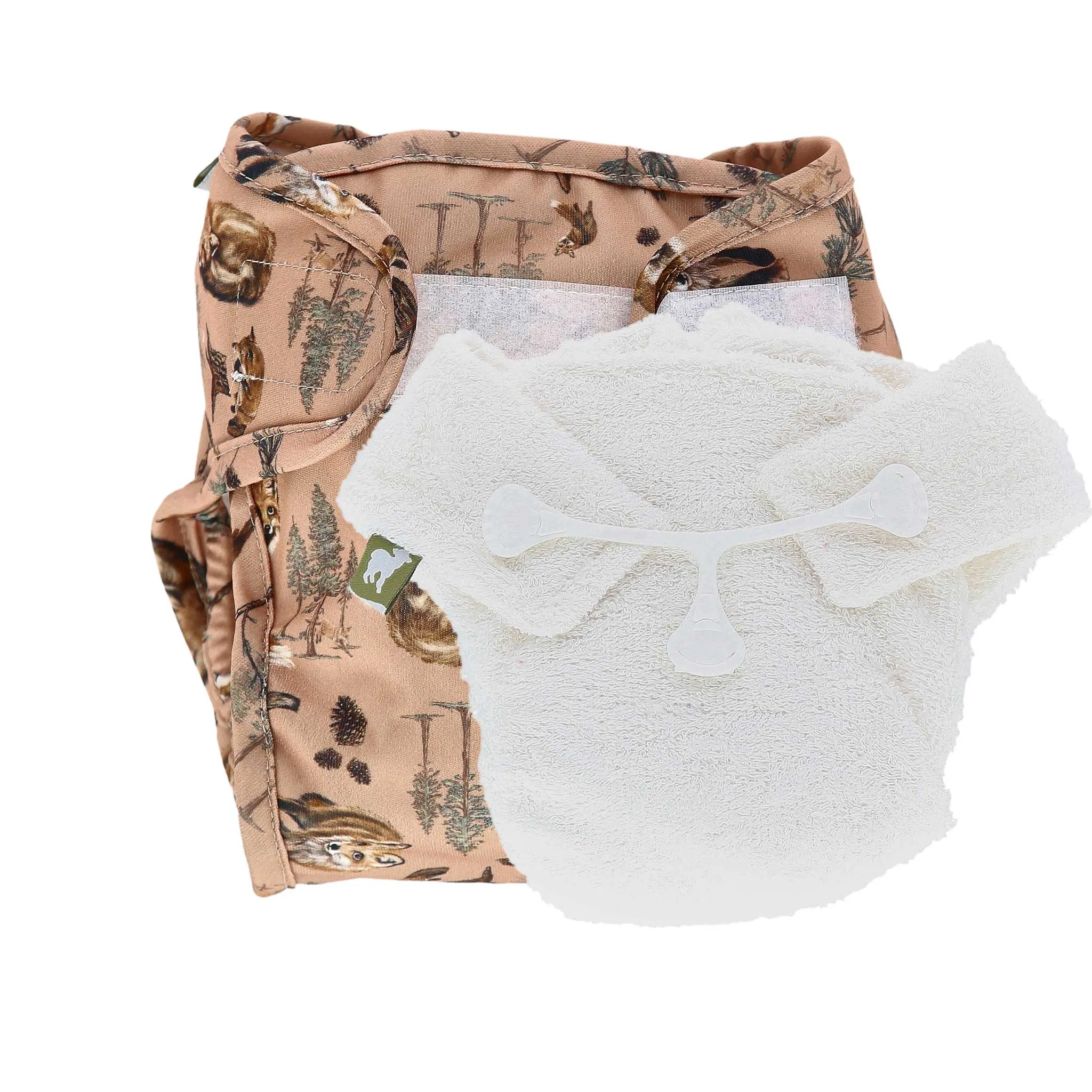 Bamboo (No Velcro) Nappy and Wrap Trial Bundle