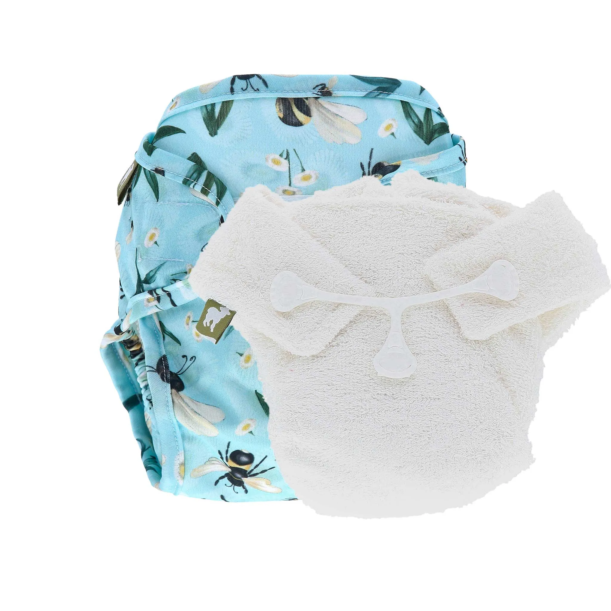 Bamboo (No Velcro) Nappy and Wrap Trial Bundle