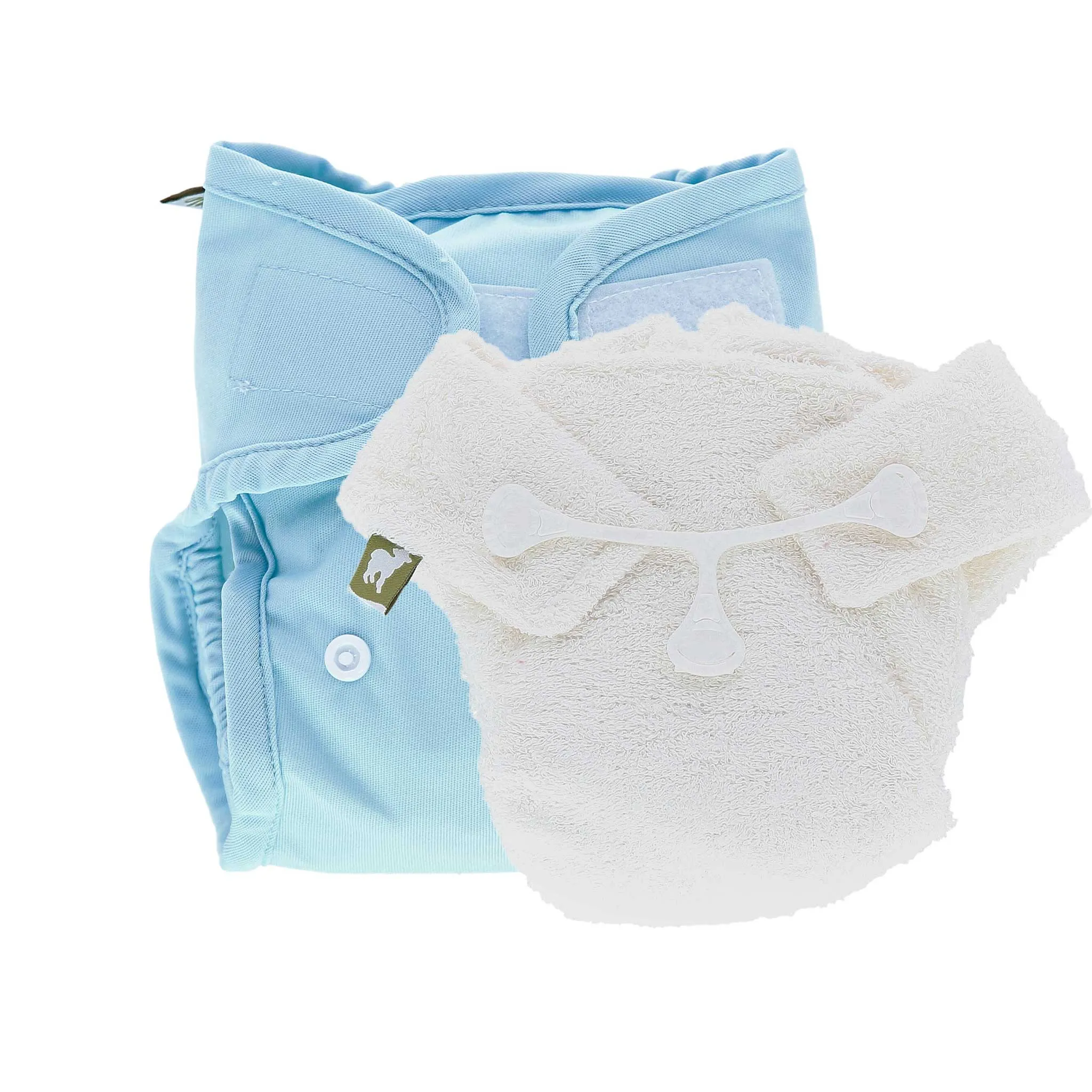 Bamboo (No Velcro) Nappy and Wrap Trial Bundle