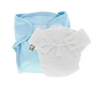Bamboo (No Velcro) Nappy and Wrap Trial Bundle