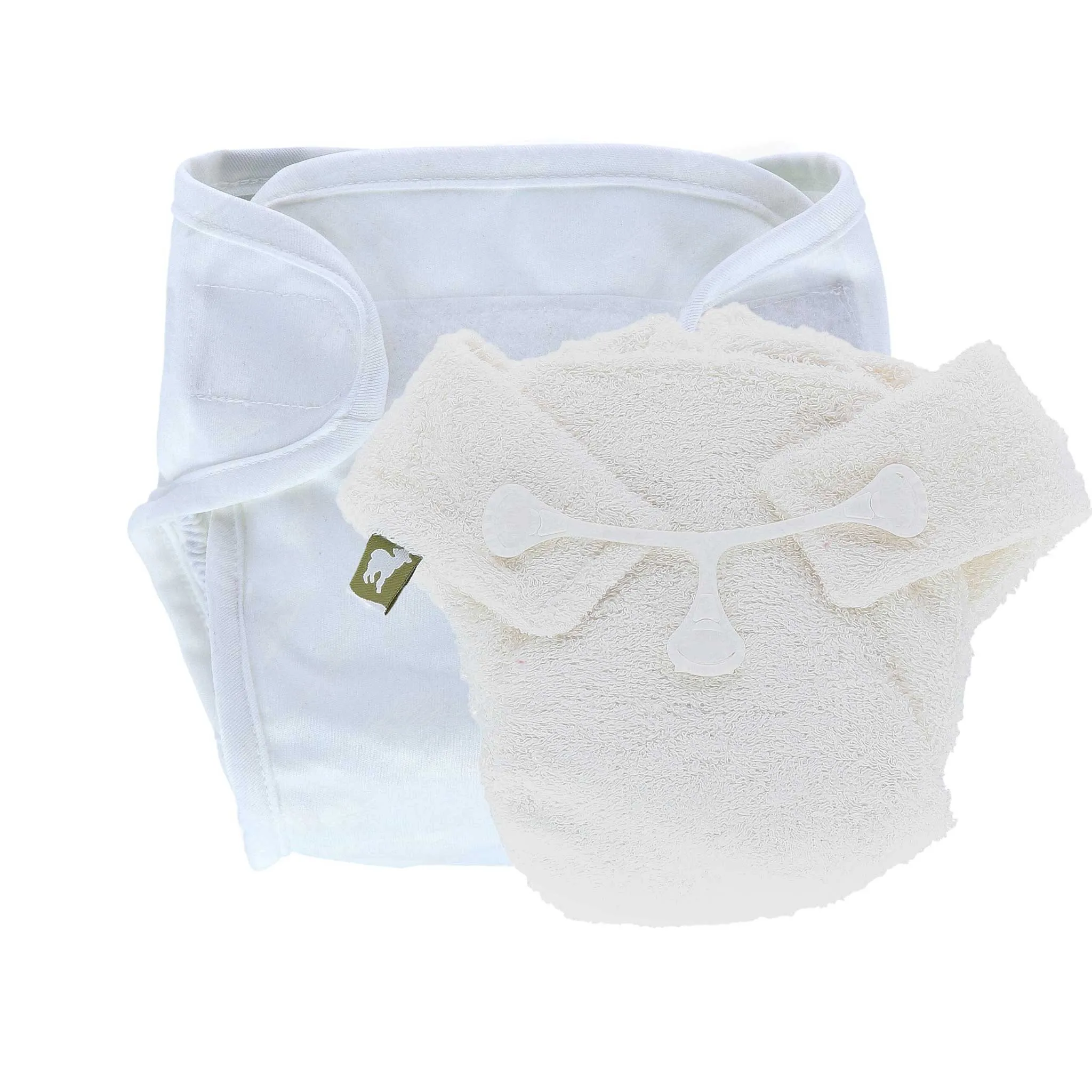 Bamboo (No Velcro) Nappy and Wrap Trial Bundle