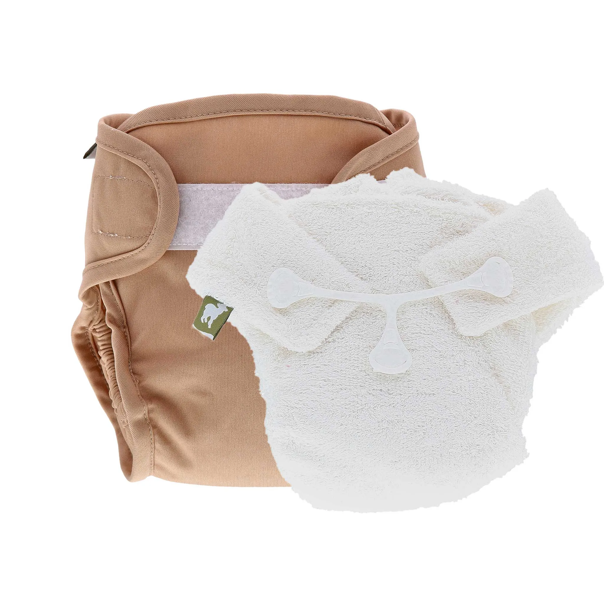 Bamboo (No Velcro) Nappy and Wrap Trial Bundle
