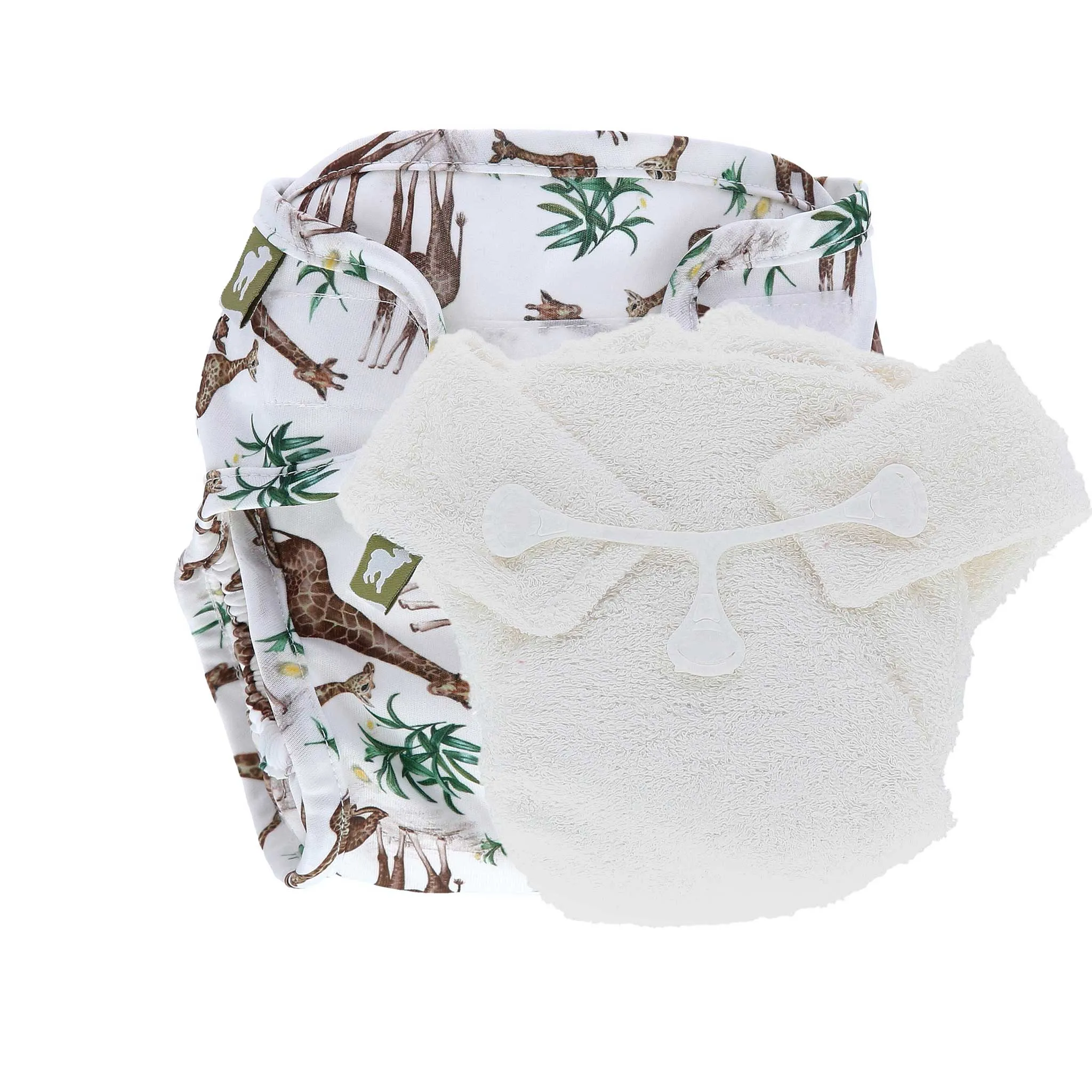 Bamboo (No Velcro) Nappy and Wrap Trial Bundle