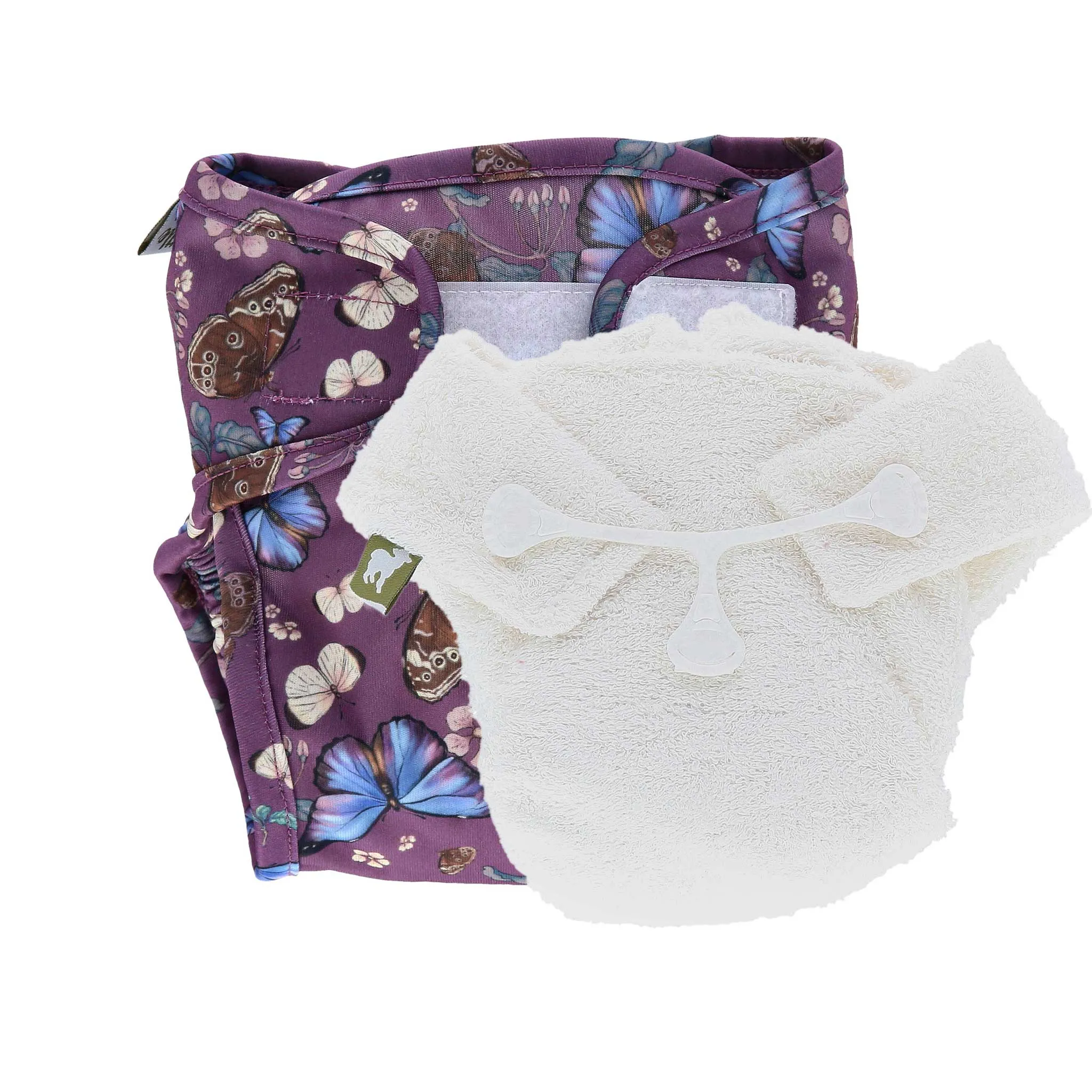 Bamboo (No Velcro) Nappy and Wrap Trial Bundle