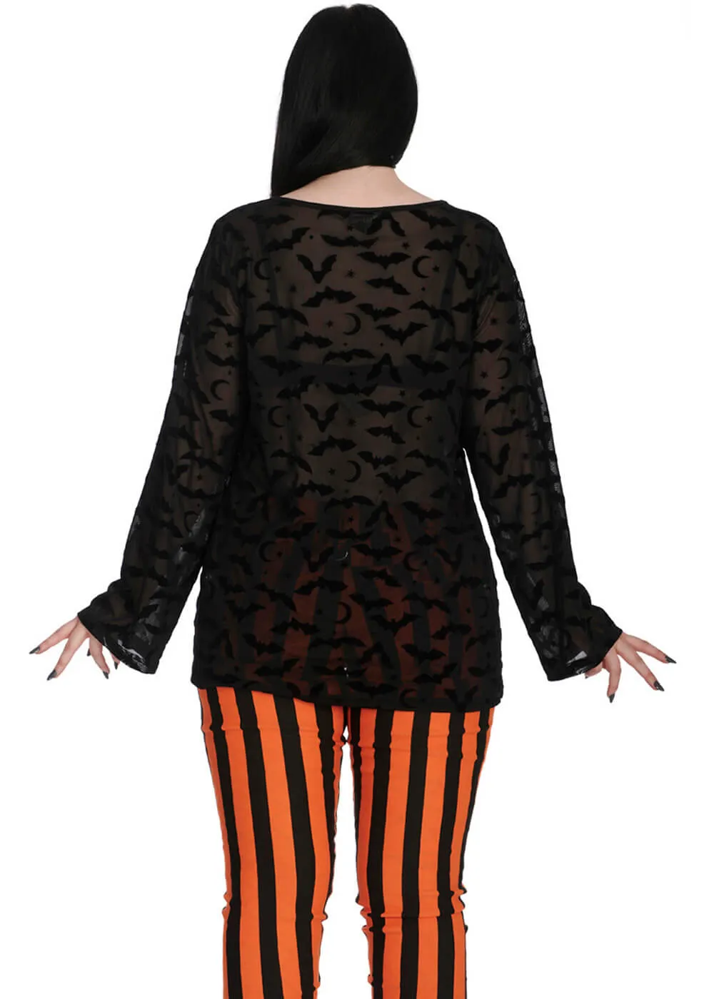 Banned Alternative Temptress Bat Top Black