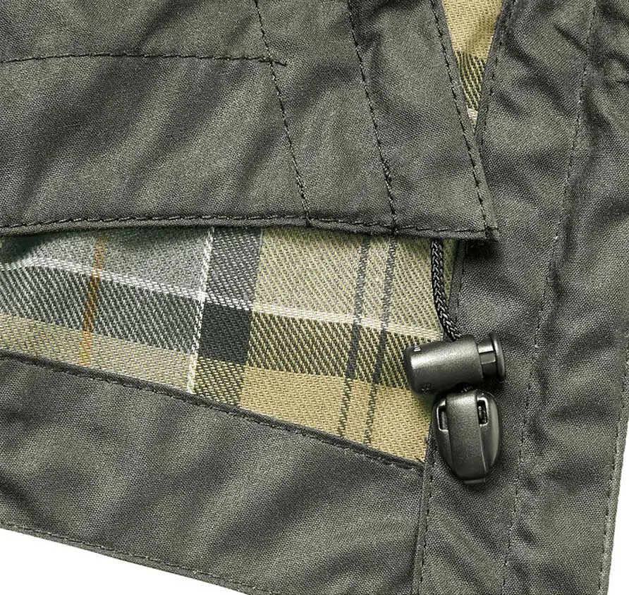 BARBOUR Wax Cotton Hood - Olive