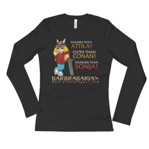Barbrabarian Fitted Long Sleeve T-Shirt