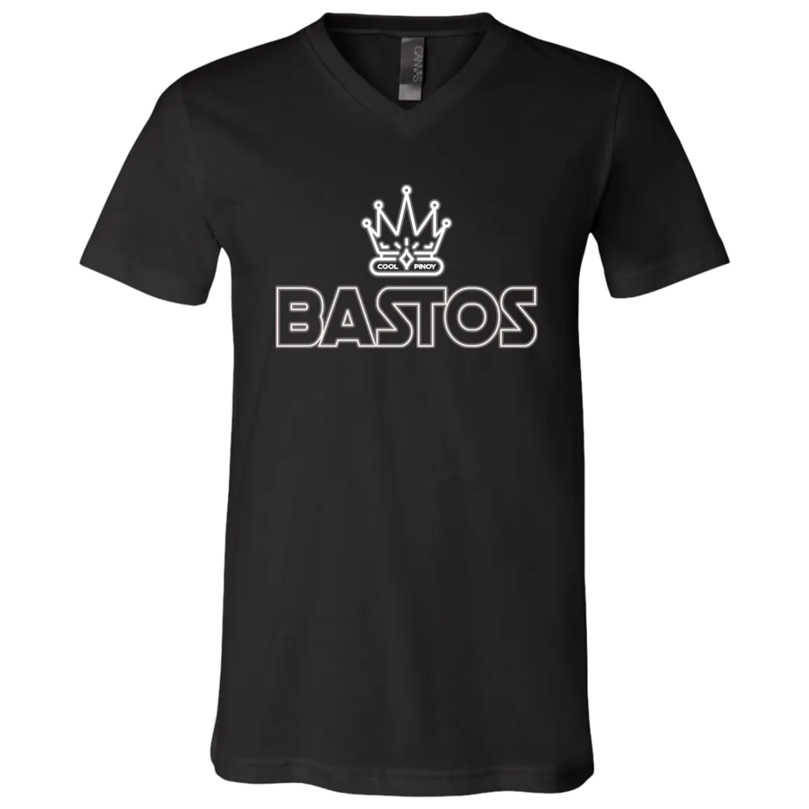 Bastos Unisex Jersey V-Neck T-Shirt