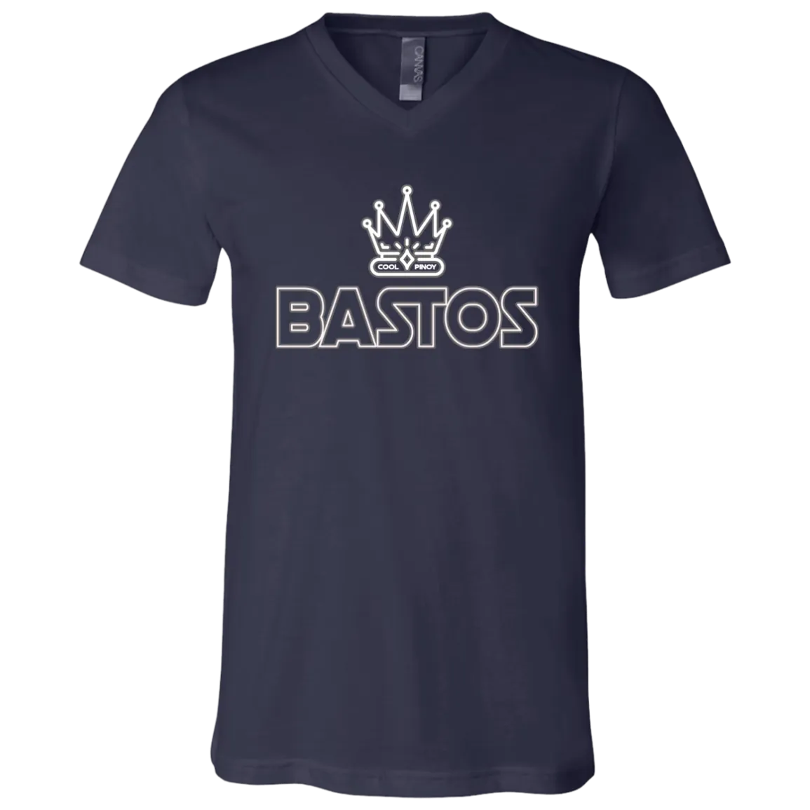 Bastos Unisex Jersey V-Neck T-Shirt
