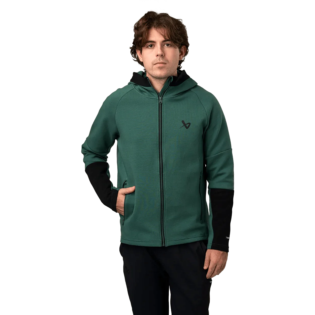 Bauer FLC Colour Block Full Zip - Green