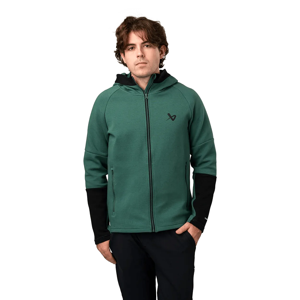 Bauer FLC Colour Block Full Zip - Green