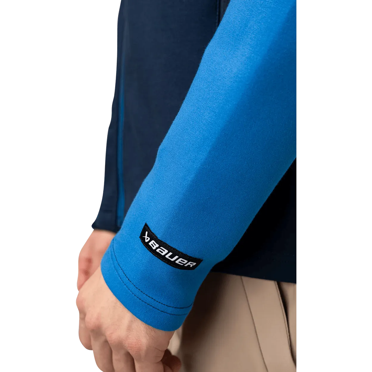 Bauer FLC Colour Block Full Zip - Navy