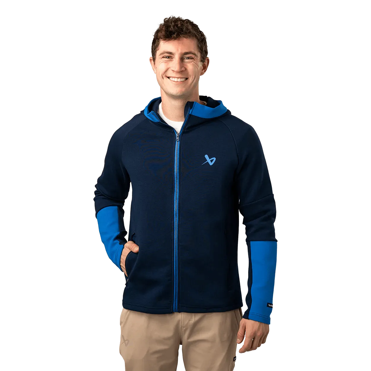 Bauer FLC Colour Block Full Zip - Navy