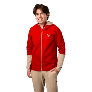 Bauer FLC Colour Block Full Zip - Red