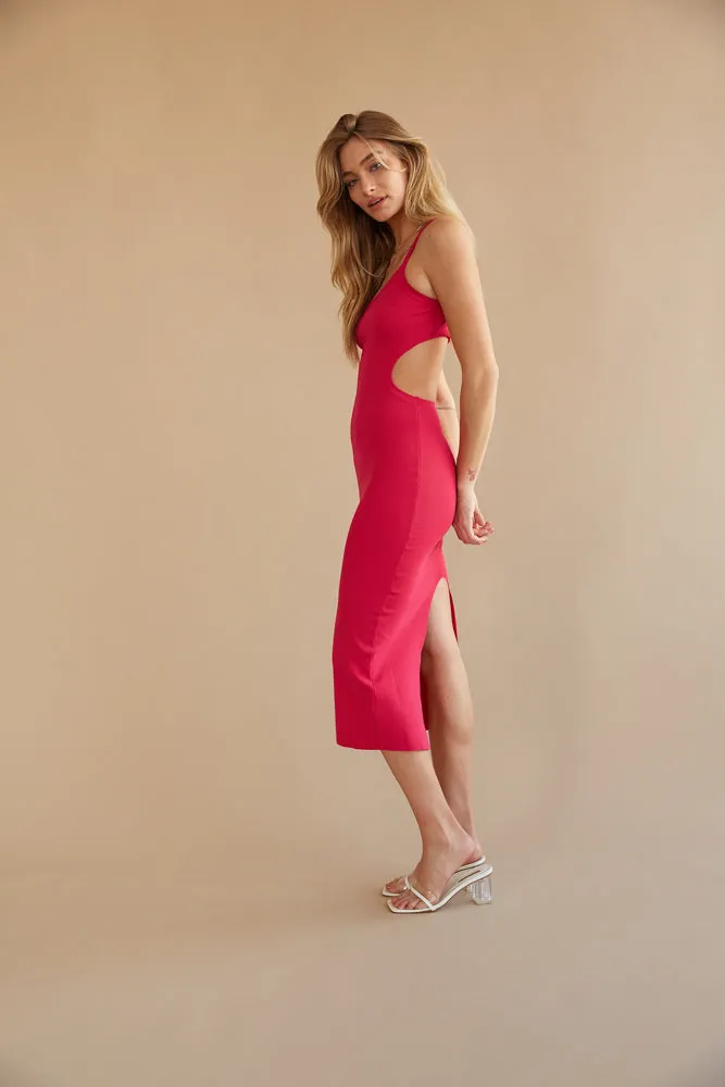 Baywatch Ribbed Midi Dress