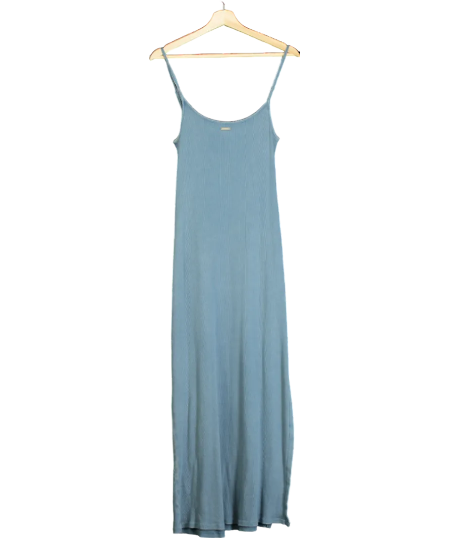 BDG Blue Taylor Ribbed Maxi Dress UK M