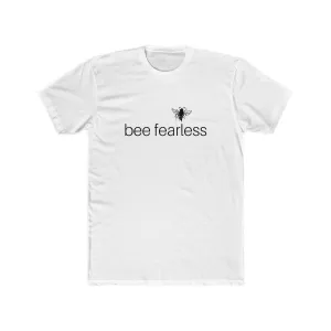 bee human: bee fearless - Men's Cotton Crew T-shirt