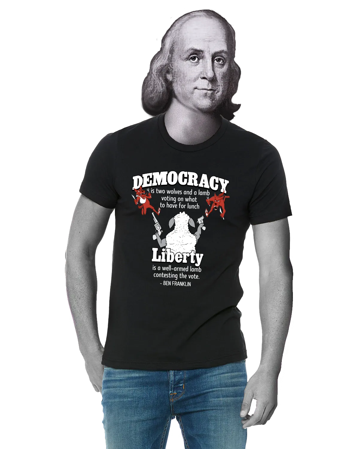 Ben Franklin on Democracy - Men's Edition