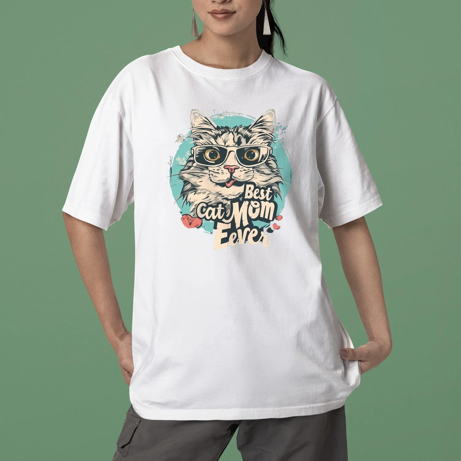 Best Cat Mom Ever Shirt, Best Cat Mom Shirt, Pet Lover Shirt, Cat Lover Shirt, Best Cat Mom Ever, Cat Owner Shirt, Gift For Cat Mom, Funny Cat Shirts, Women Cat T-Shirt, Mother's Day Gift, Cat Lover Wife Gifts, Cat Shirt 02