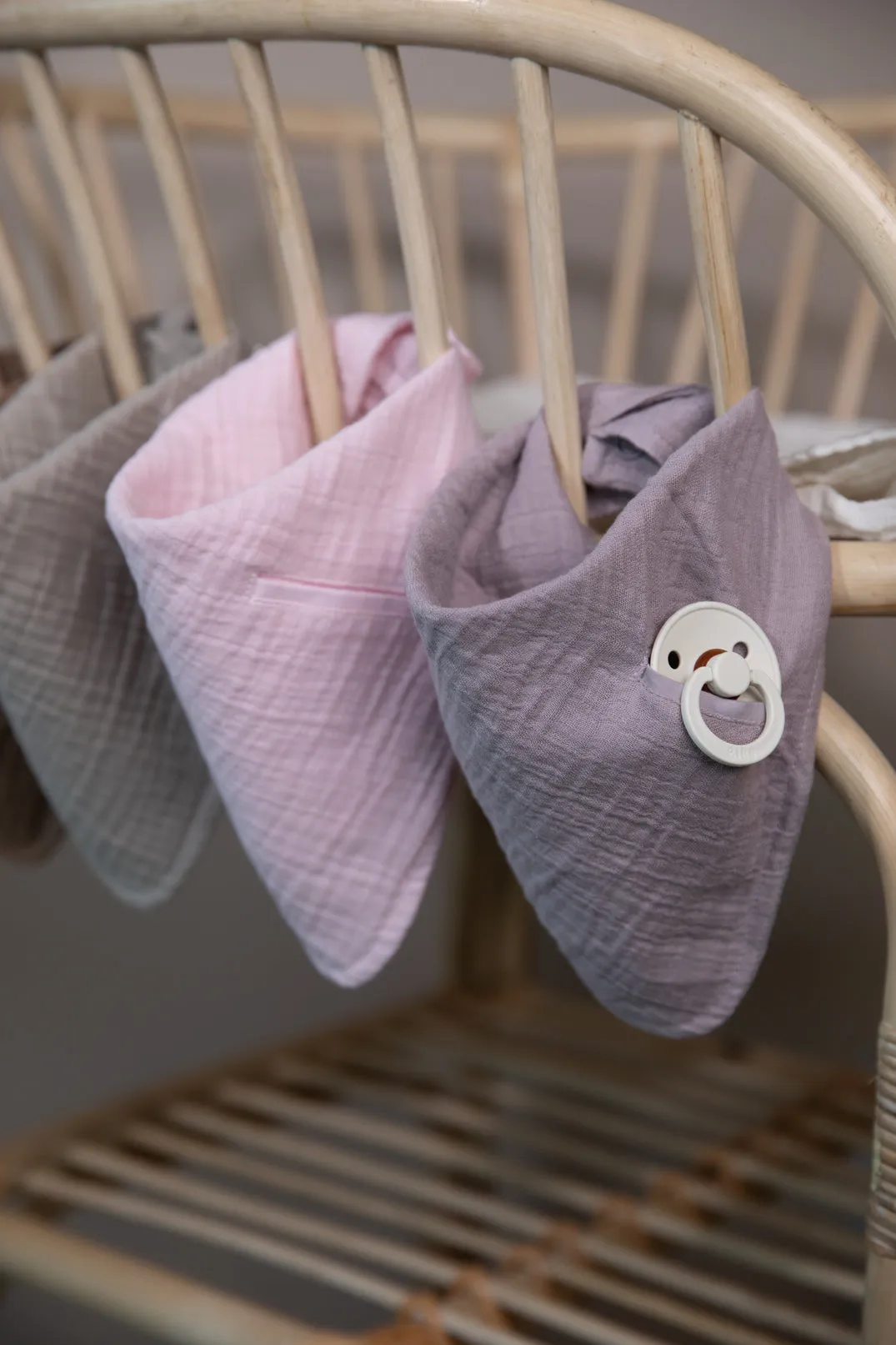 BIBS Bandana Bib Dusky Lilac ONE SIZE (Min. of 2 PK , multiples of 2 PK)